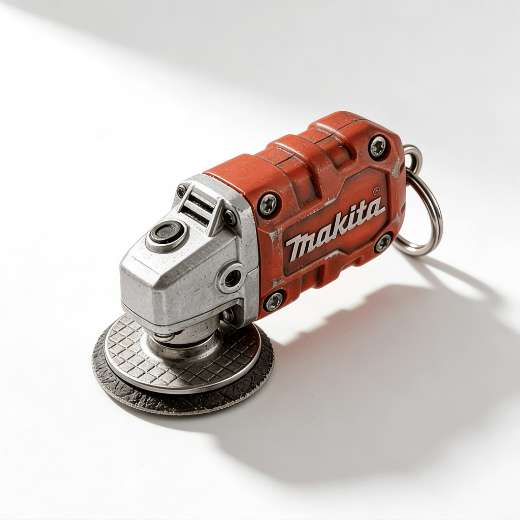 🛠️2-in-1 Makita-Inspired Mini Grinder Keychain: On-the-Go Smoothing Tool + Tool Enthusiast Collectible