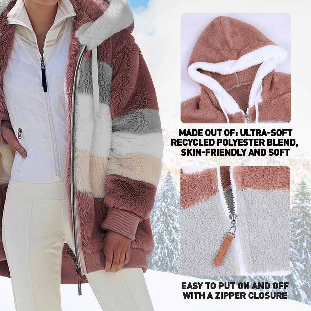 Contrasting Plush Padded Coat🐑