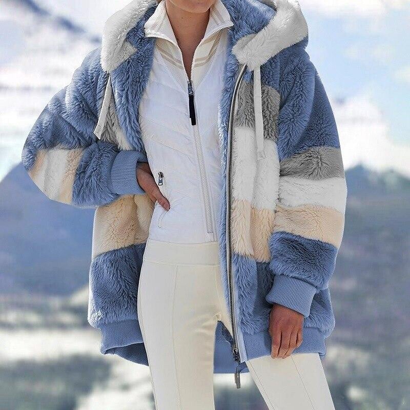 Contrasting Plush Padded Coat🐑