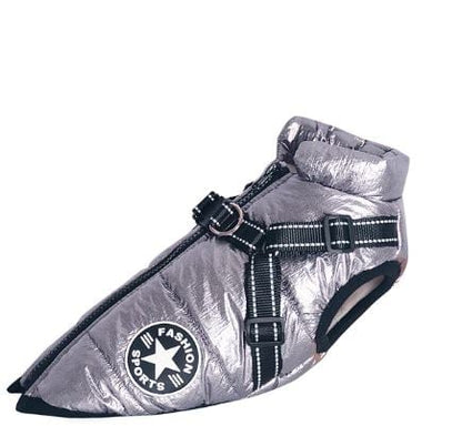 🎅Waterproof Winter Dog Jacket with Built-in Harness