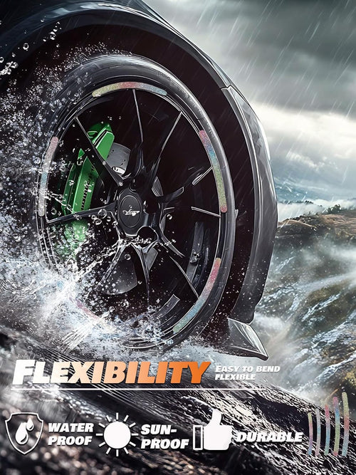 20PCS Car Wheel Reflective Decorative Strip