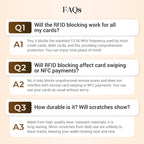 Handmade Leather RFID Blocking Wallet with Lanyard