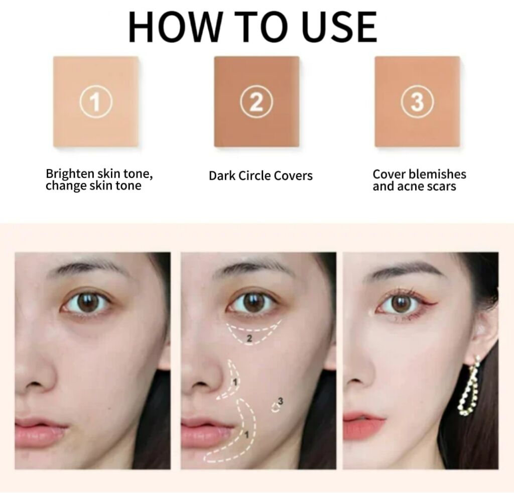 🎁Tricolor concealer