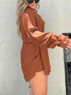 2023 NEW SATIN COVERED NIGHTS 2-PIECE TUNIC SET✨